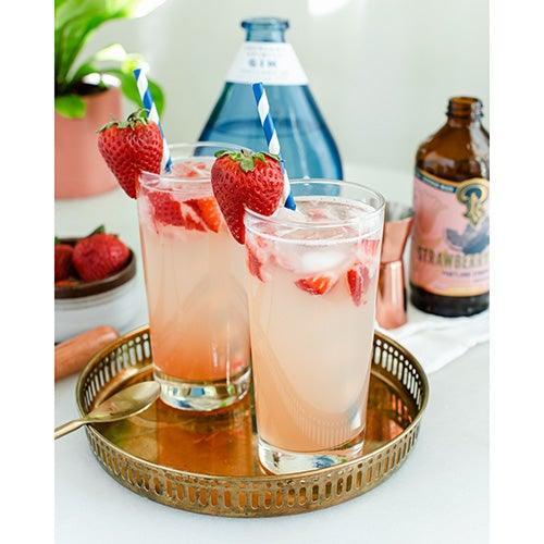 Strawberry Lemon Lime Cocktail & Soda Syrup (12oz) by Portland Syrups
