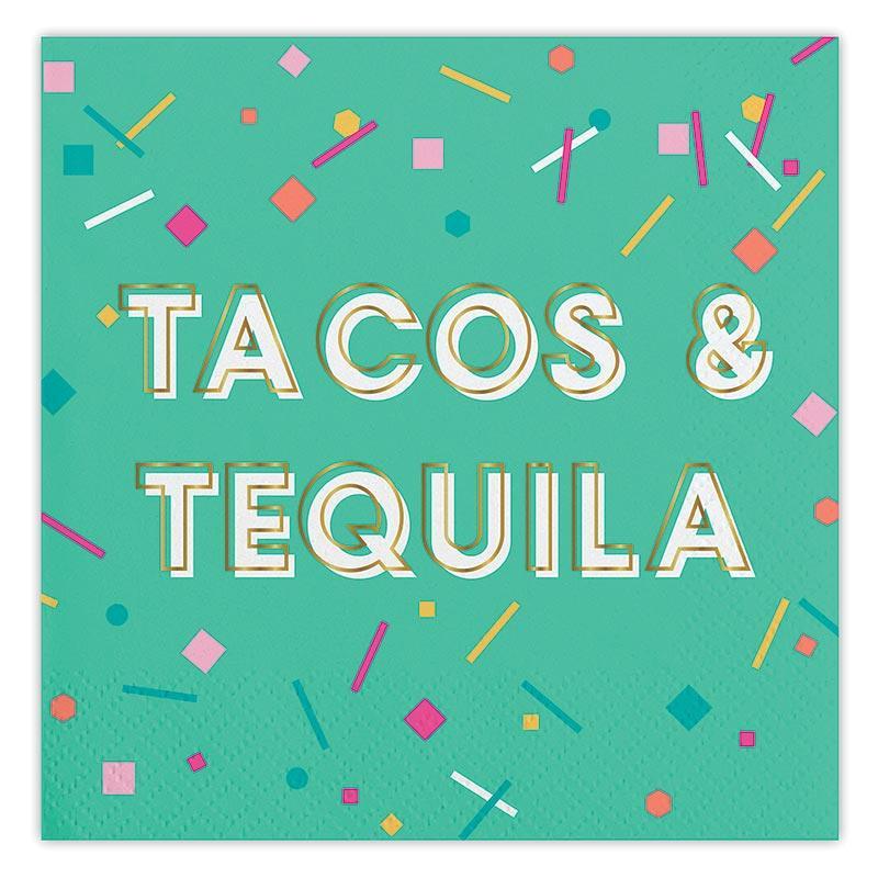 Tacos & Tequila Cocktail Napkins (Pack of 20) by Slant Collections