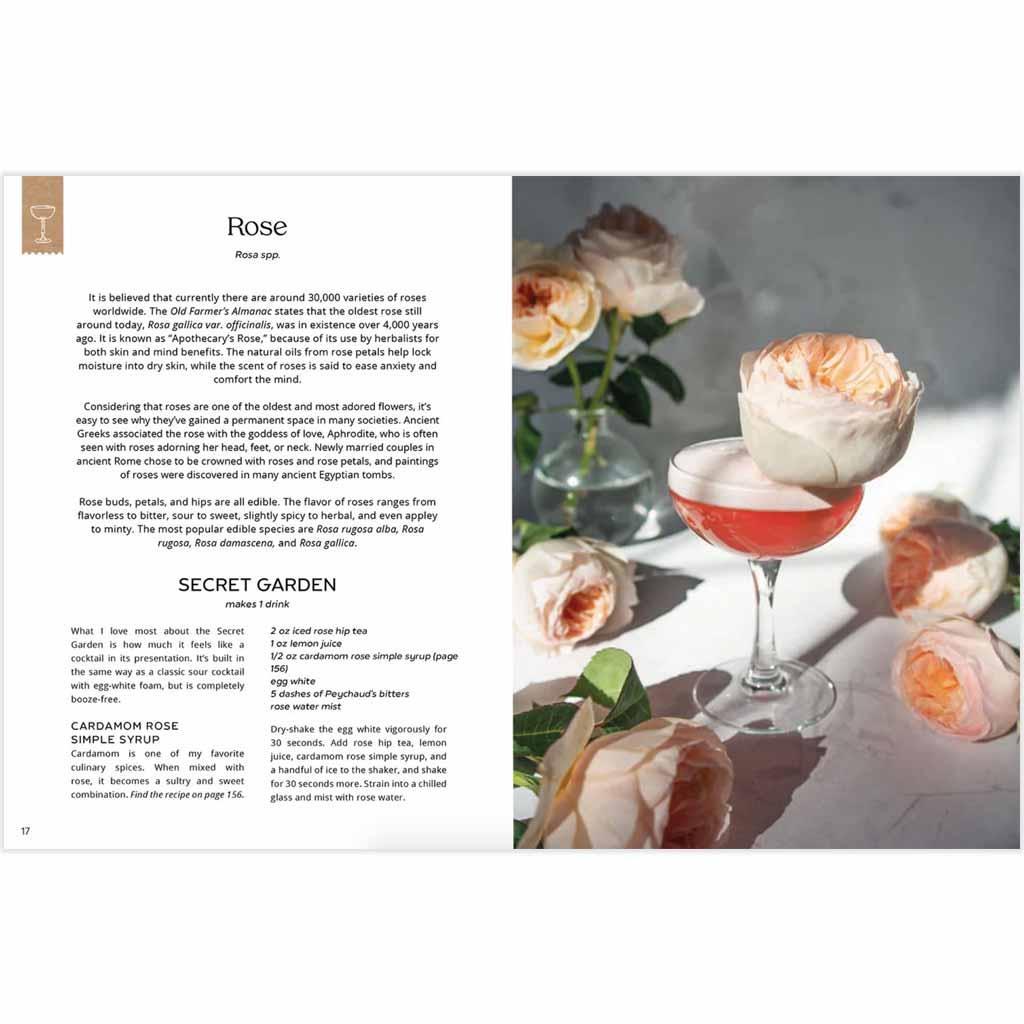 The Flower-Infused Cocktail Hardcover Book (Signed Copy) by Alyson Brown