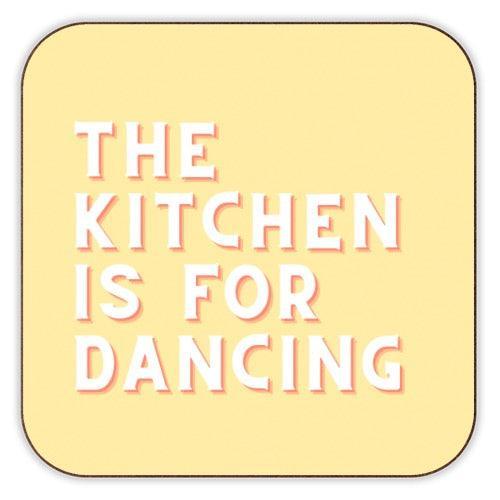 'The Kitchen is for Dancing' Coaster by Art Wow