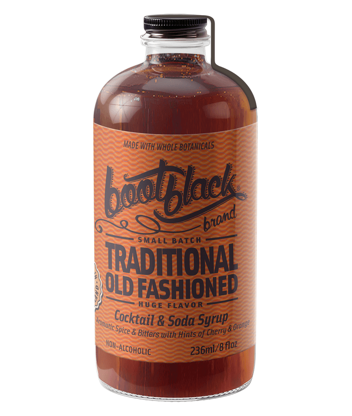 Traditional Old Fashioned Cocktail & Soda Syrup (8oz) by Bootblack Brand