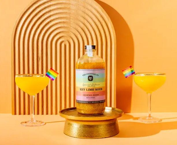 Key Lime Sour Glitter Cocktail Mixer - Pride Limited Edition by Yes Cocktail Co.